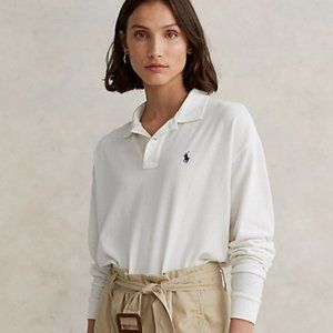 Ralph Lauren Classic Polo Long Sleeve White